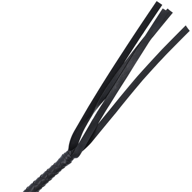 Frusta bondage Darkness in nero elegante per giochi BDSM e fetish